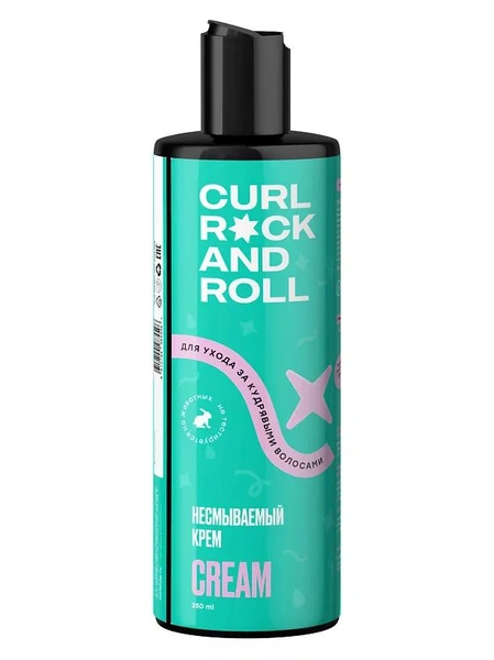 Несмываемый крем для ухода за кудрявыми волосами, Curl Rock And Roll