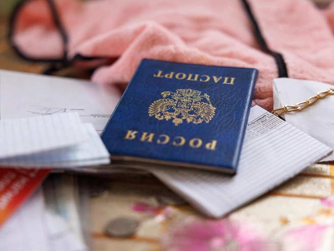 Ранее утерянный паспорт изъяли полицейские | Источник: Алексей Волхонский / V1.RU