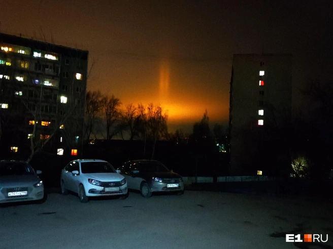 Это не частое погодное явление | Источник: читатель E1.RU