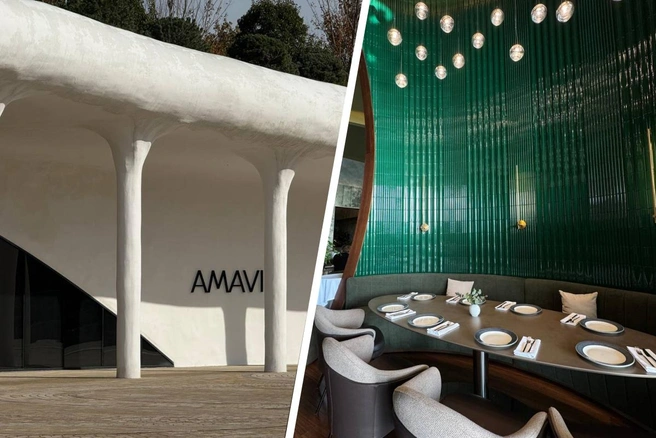 Ресторан средиземноморской кухни — это первое заведение в Парке Облаков | Источник: Валерия Дульская / 93.RU; krdpike / T.me