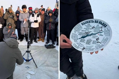 В Печенгском округе воссоздали антарктическую станцию для съемок