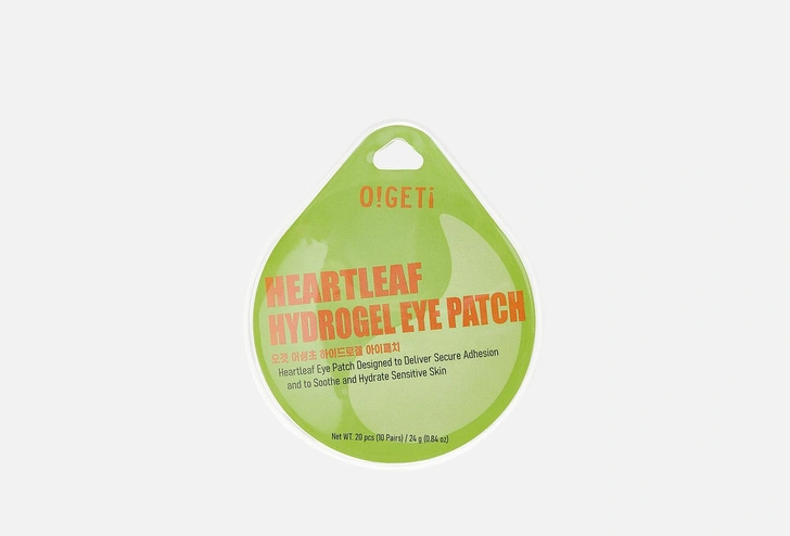 Гидрогелевые патчи с экстрактом хауттюйнии O! GETi HEARTLEAF HYDROGEL EYE PATCH 