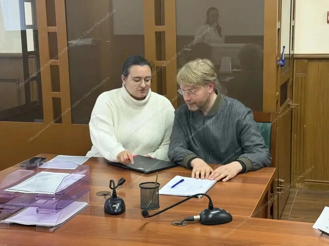 На сегодняшнем заседании Рыбаков не присутствовал. Фото было сделано раньше | Источник: Объединенная пресс-служба судов Санкт-Петербурга