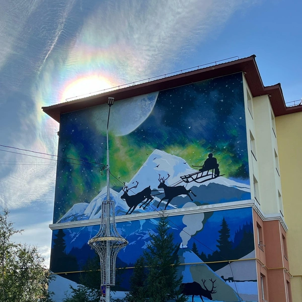 Уличное искусство в Салехарде заслуживает отдельного внимания | Источник: героиня материала