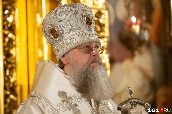 Митрополит Меркурий произнес праздничную речь | Источник: Евгений Вдовин / 161.RU