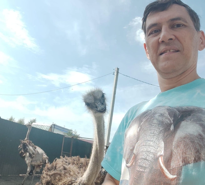 За мгновение до укуса Нюши | Источник: Илья Калинин / NGS.RU