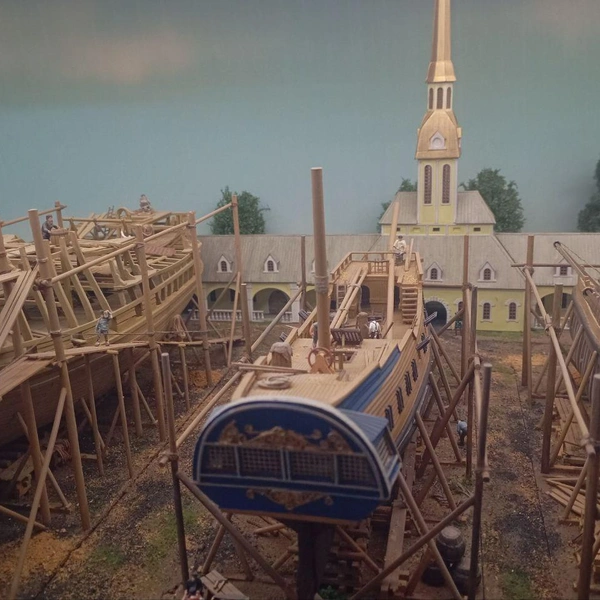 Адмиралтейская верфь Петра Первого | Источник: Пресс-служба «Царь-макета»