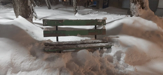 Лавочка свежее состояние