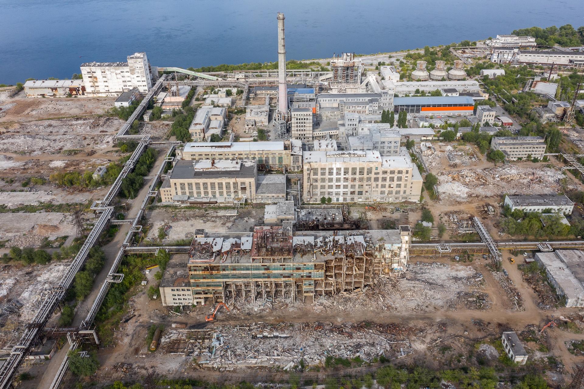 Чиновники Волгоградской области признали проблемы с проектом метанольного завода на месте снесенного «Химпрома»