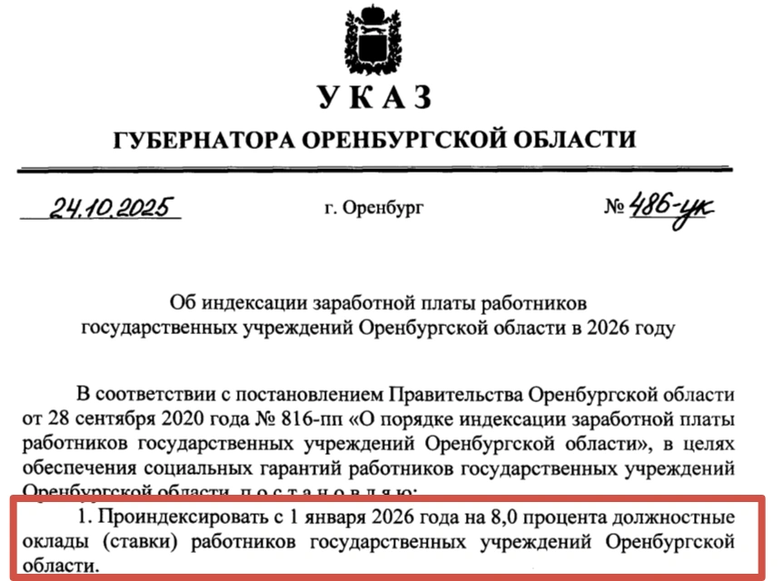 Выдержка из указа | Источник: pravo.orb.ru