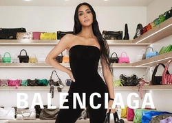 Ким Кардашьян и Никола Пелц-Бекхэм в новой кампании Balenciaga