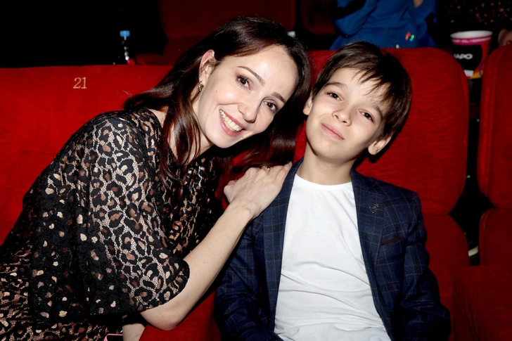 Валерия Ланская с сыном