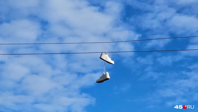 Никто не терял? Возле школы № 45 висят | Источник: Дарья Никитченко / 45.RU