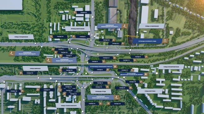 Общая протяжённость новой автодороги составит свыше 5 км. | Источник: Группа «ВИС» / Телеграм