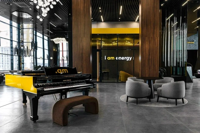 Центральный Атриум жилого квартала выполнен в концепции лобби премиального отеля | Источник: «Прогресс-лидер»