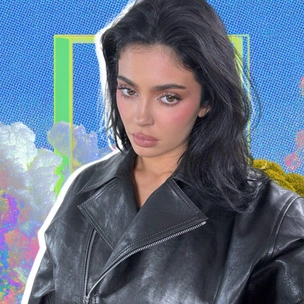 Нюд с длинными ресницами: идея повседневного макияжа от Кайли Дженнер на зиму 2025/26