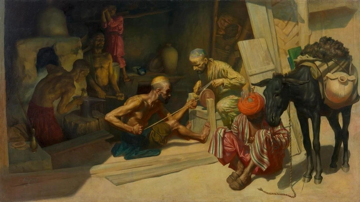 Степан Карпов «Кузнецы. Самарканд» (1925) | Источник: Пресс-служба