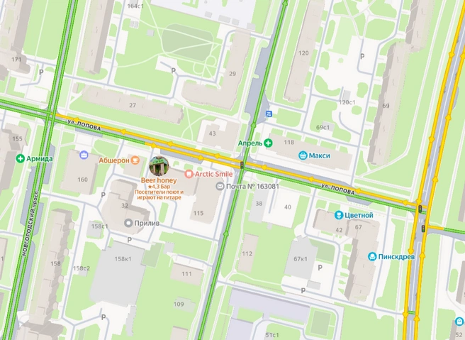 Источник: Yandex.ru/map