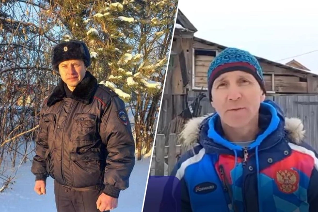 Сергей Кустов и Юрий Каблуков вынесли мужчину | Источник: МВД России, ГУ МВД по Пермскому краю
