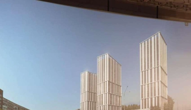 Новый жилой район разместится вдоль берега Томи | Источник: nk-tv.com