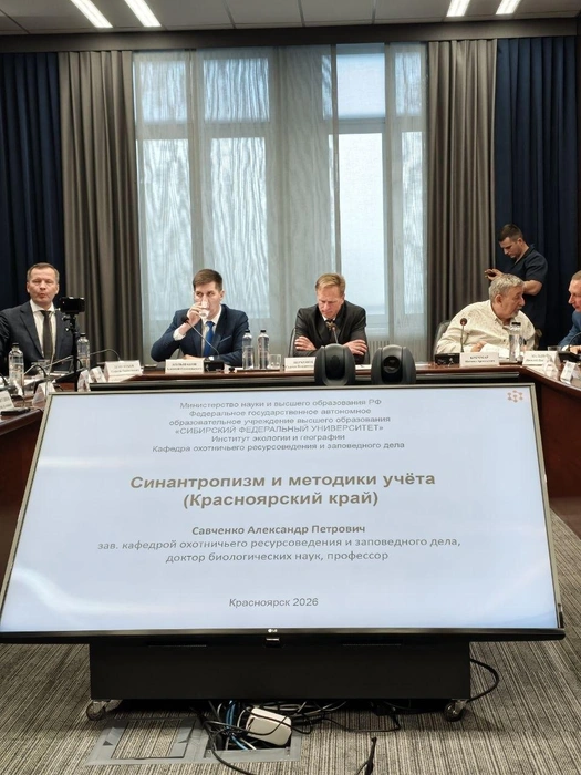 На совещание в СФУ пришли ученые, охотоведы, чиновники и депутаты Заксобрания | Источник: Мария Якубенко