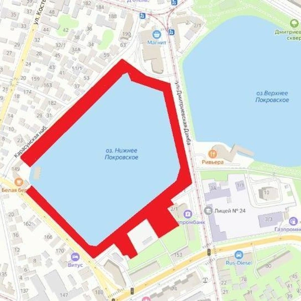 Нижнее Покровское озеро | Источник: Сайт «Госуслуг»