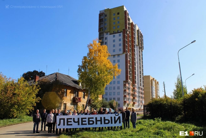 В сервисе 2ГИС у Лечебного только один отзыв — что район классный | Источник: Филипп Сапегин / E1.RU