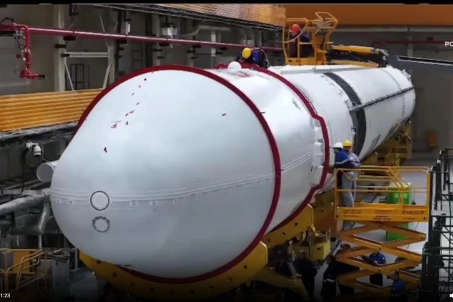 Роскосмос и Казкосмос перенесли первый пуск ракеты «Союз-5» по техническим причинам | Источник: Роскосмос / Telegram