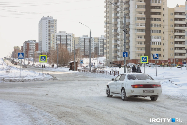 Показываем карту самых заснеженных мест Иркутска | Источник: Даниил Конин / «ИрСити»