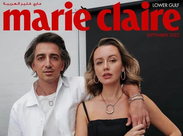 Наталья и Мурад Османн — звезды обложки Marie Claire Arabia