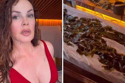 Екатерина Андреева показала арктический бьюти-ритуал