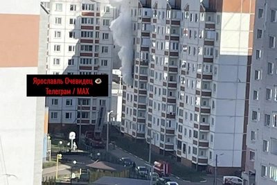 В Ярославле загорелась квартира в девятиэтажном доме