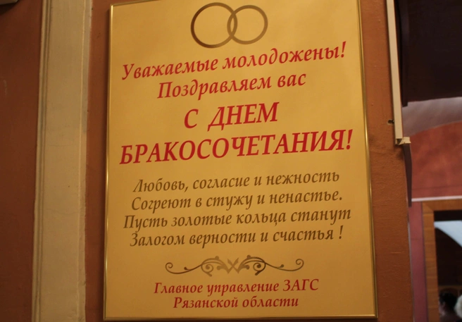В 2014 году в Рязанской области было заключено 9 195 браков | ya62.ru