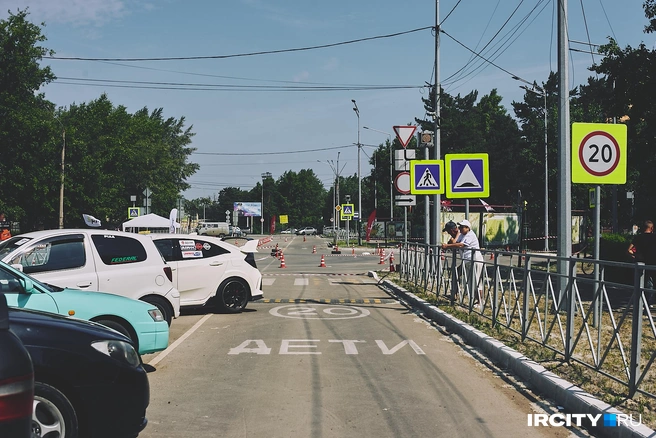 Здесь для них подготовили трассу с крутыми виражами | Источник: Даниил Конин / «ИрСити»