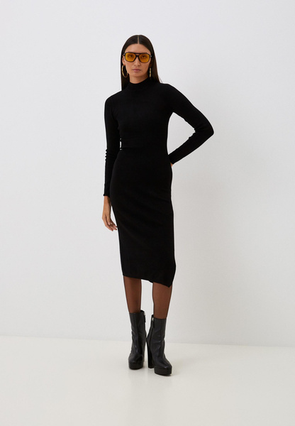 Платье Befree, цвет: черный, MP002XW1CJM9 — купить в интернет-магазине Lamoda