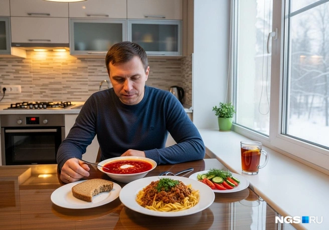 Часто осенью и зимой хочется тяжелой пищи (и побольше!) | Источник: Юрий Орлов / Городские медиа