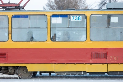 Frost forces trams in central Yekaterinburg onto detours