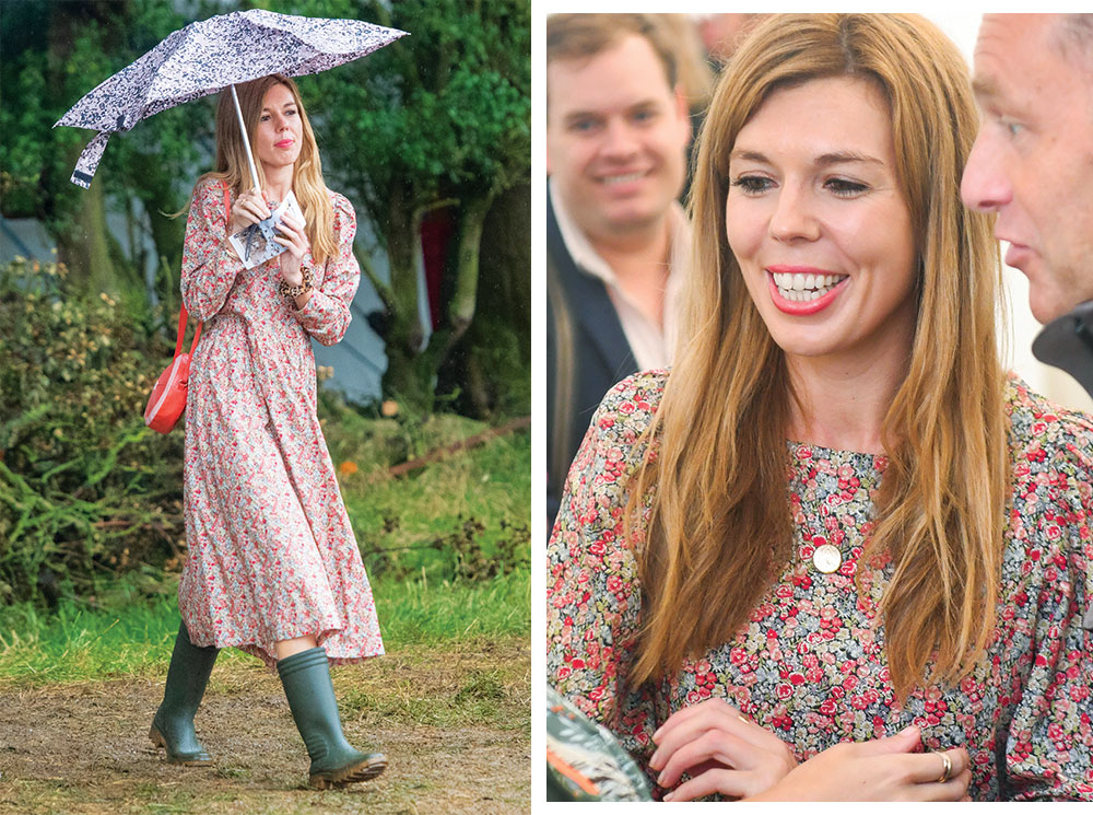 Как носить романтичное платье с резиновыми сапогами: рецепт Кэрри Симондс | marieclaire.ru