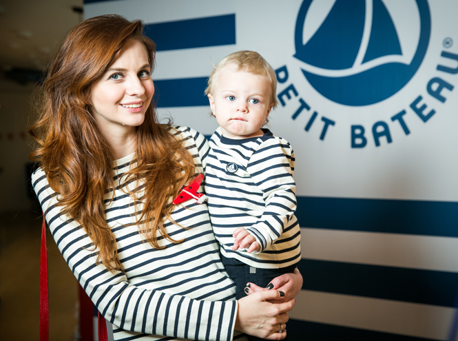 Звезды с детьми на празднике Petit Bateau