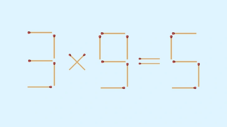 Какой гений это написал? 3х9 точно не равно 5: переместите 1 спичку, чтобы уравнение стало верным