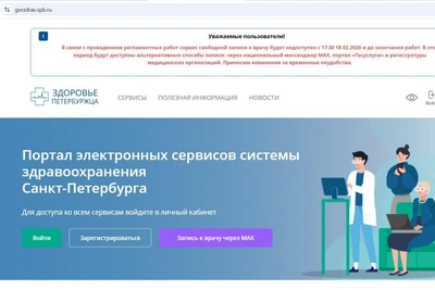 Почему сервис «Здоровье петербуржца» был недоступен почти две недели
