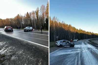 В Вельском округе при столкновении машин погиб водитель
