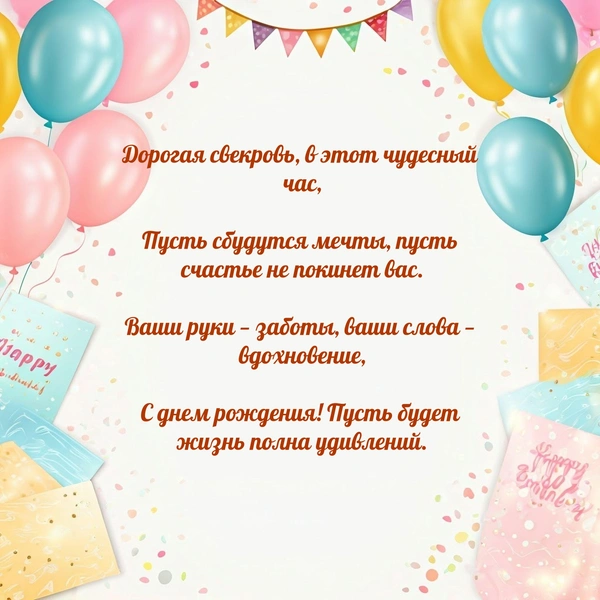 Поздравление для свекрови | Источник: theDay.ru/Shutterstock AI/Fotodom.ru