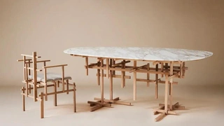 Migumi: первая коллекция мебели Кенго Кумы для Aman Interiors