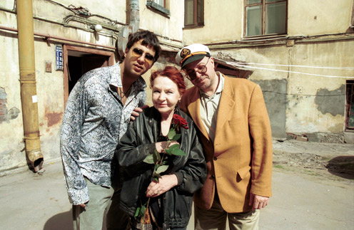 Иван, Нина и Андрей Урган в Петербурге