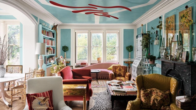 Максимализм с историей: 300-летний дом, где живет дизайнер Лулу Гиннесс