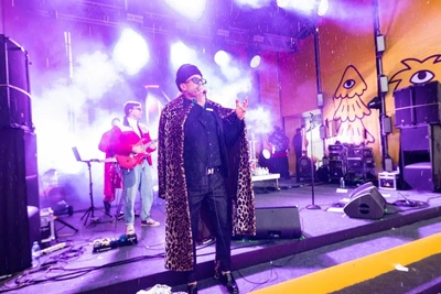 Митя Фомин выступил в Шерегеше в рамках весеннего фестиваля