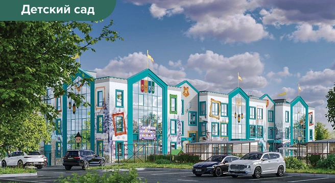 В глубине квартала построят детский сад на 350 мест | Источник: «Гринвич недвижимость»