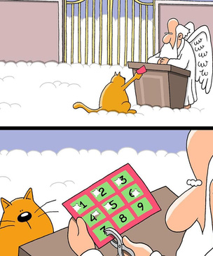 Уморительно смешные карикатуры про котов