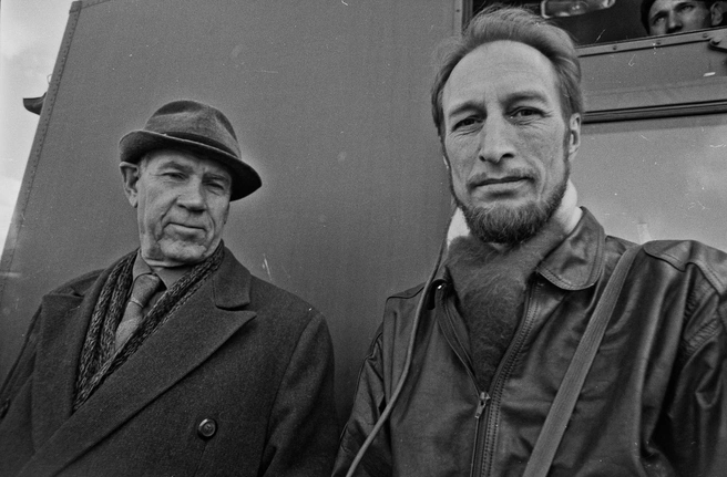 Писатель Георгий Граубин и фотокор Владимир Юдин | Источник: Евгений Епанчинцев
